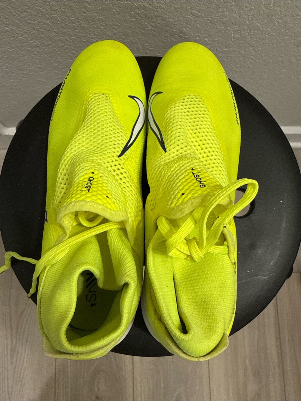 Nike Kids Neon Yellow Soccer Sneakers